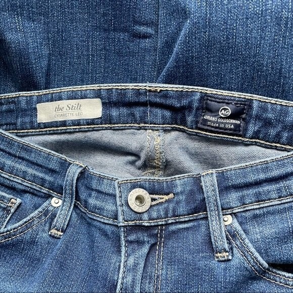 AG Adriano Goldschmied The Stilt Cigarette Leg Jean Medium Wash Women’s Size 26 - Picture 6 of 10